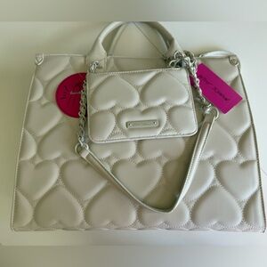 Betsey Johnson Heart Tote